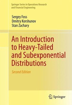An Introduction to Heavy-Tailed and Subexponential Distributions - Foss, Sergey;Korshunov, Dmitry;Zachary, Stan