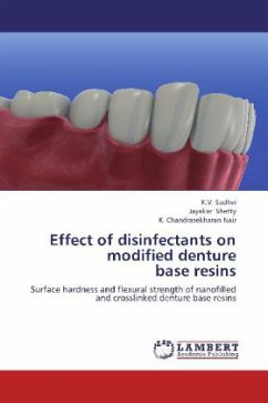 Effect of disinfectants on modified denture base resins