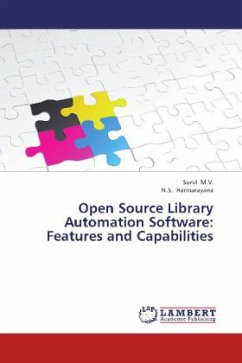 Open Source Library Automation Software: Features and Capabilities - M.V., Sunil;Harinarayana, N. S.