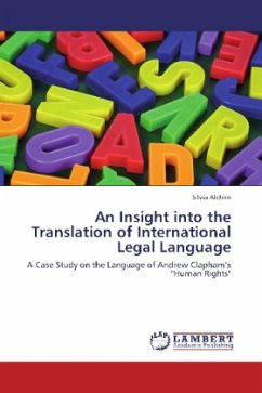 An Insight into the Translation of International Legal Language - Alchini, Silvia