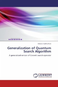 Generalization of Quantum Search Algorithm