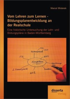 Vom Lehren zum Lernen - Bildungsplanentwicklung an der Realschule: Eine historische Untersuchung der Lehr- und Bildungspläne in Baden-Württemberg - Misterek, Marcel