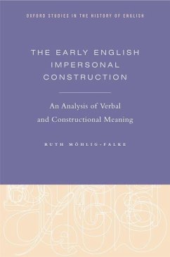 Early English Impersonal Construction - Möhlig-Falke, Ruth