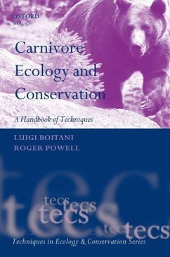 Carnivore Ecology and Conservation: A Handbook of Techniques - Boitani, Luigi; Powell, Roger A.