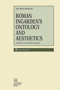 Roman Ingarden S Ontology & Aesthetics - Mitscherling, Jeff; Mitscherling, Jeffrey Anthony
