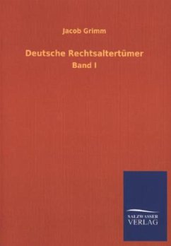 Cover Deutsche Rechtsaltertümer