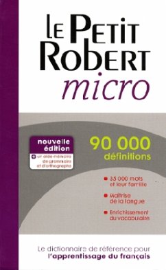 Cover Le petit Robert micro