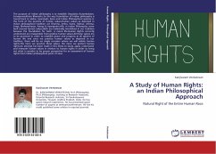 A Study of Human Rights: an Indian Philosophical Approach - Venkatesan, Kanjivaram
