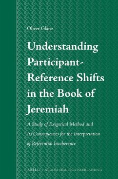 Understanding Participant-Reference Shifts in the Book of Jeremiah - Glanz, Oliver