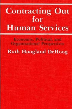 Contracting Out for Human Services - de Hoog, Ruth H