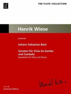 Sonaten, für Viola da Gamba und Cembalo Bearbeitung für Flöte (Oboe oder Violine) und Klavier - Bach, Johann Sebastian