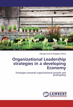 Organizational Leadership strategies in a developing Economy - Chima, George Uzoma Kingsley
