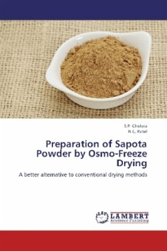 Preparation of Sapota Powder by Osmo-Freeze Drying