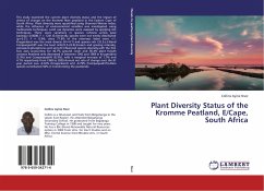 Plant Diversity Status of the Kromme Peatland, E/Cape, South Africa - Nsor, Collins Ayine