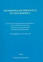 Cover Testimonia Mathematica et Geographica (eBook, PDF)