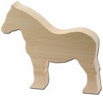 Corvus A600709 - Schnitzholz Pony Corvus A600709 - Schnitzholz Pony