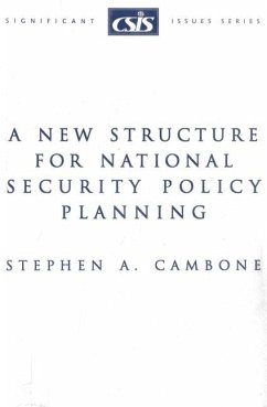 A New Structure for National Security Policy Planning - Cambone, Stephen A