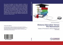 Distance Education Versus The Mainstream - Mboroki, Jonah Guantai