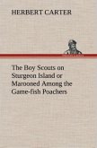 The Boy Scouts on Sturgeon Island or Marooned Among the Game-fish Poachers