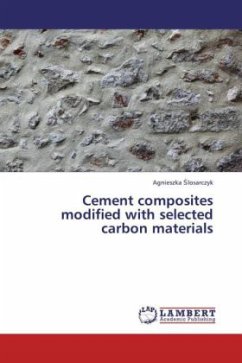 Cement composites modified with selected carbon materials