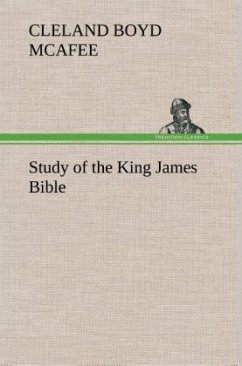 Study of the King James Bible - McAfee, Cleland Boyd