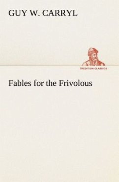 Fables for the Frivolous Cover Fables for the Frivolous