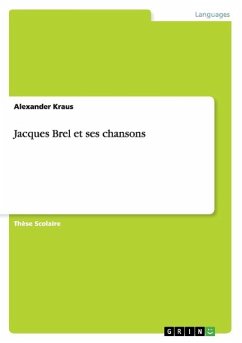 Jacques Brel et ses chansons - Kraus, Alexander