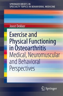 Cover Exercise and Physical Functioning in Osteoarthritis