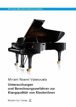 Cover Untersuchungen und Berechnungsverfahren zur Klangqualität von Klaviertönen