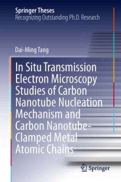 In Situ Transmission Electron Microscopy Studies of Carbon Nanotube Nucleation Mechanism and Carbon Nanotube-Clamped Met - Tang, Dai-Ming