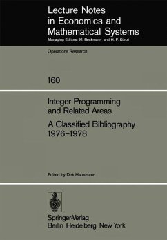 Integer Programming and Related Areas A Classified Bibliography 1976¿1978