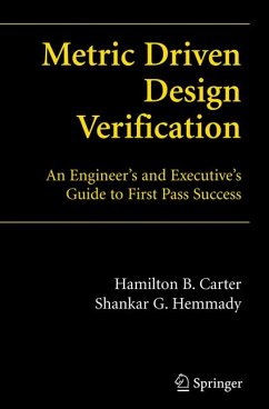 Metric Driven Design Verification (eBook, PDF) - Carter, Hamilton B.; Hemmady, Shankar G.