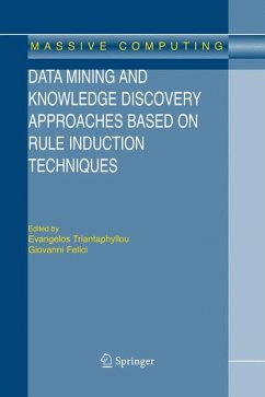 Data Mining and Knowledge Discovery Approaches Based on Rule Induction Techniques (eBook, PDF)