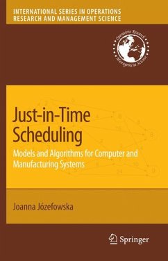 Just-in-Time Scheduling (eBook, PDF) - Jozefowska, Joanna