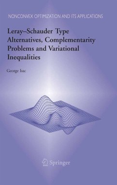 Leray–Schauder Type Alternatives, Complementarity Problems and Variational Inequalities (eBook, PDF) - Isac, George