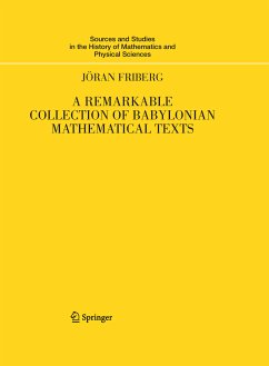 A Remarkable Collection of Babylonian Mathematical Texts (eBook, PDF) - Friberg, Jöran