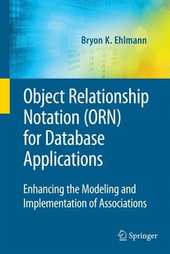 Object Relationship Notation (ORN) for Database Applications (eBook, PDF) - Ehlmann, Bryon K.