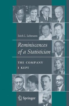 Reminiscences of a Statistician (eBook, PDF) - Lehmann, Erich L.