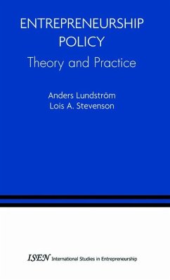 Entrepreneurship Policy: Theory and Practice (eBook, PDF) - Lundstrom, Anders; Stevenson, Lois A.
