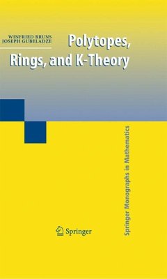 Polytopes, Rings, and K-Theory (eBook, PDF) - Bruns, Winfried; Gubeladze, Joseph