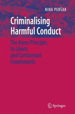 Criminalising Harmful Conduct (eBook, PDF) - Persak, Nina