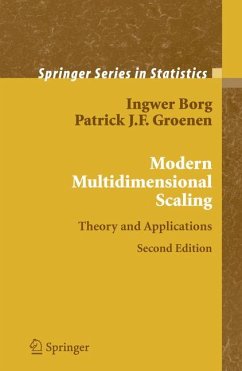 Modern Multidimensional Scaling (eBook, PDF) - Borg, I.; Groenen, P. J. F.