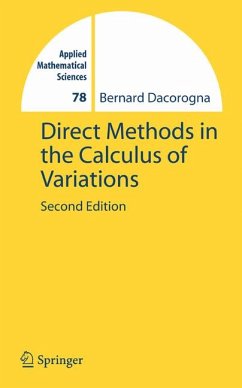 Direct Methods in the Calculus of Variations (eBook, PDF) - Dacorogna, Bernard