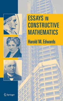 Essays in Constructive Mathematics (eBook, PDF) - Edwards, Harold M.