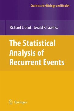 The Statistical Analysis of Recurrent Events (eBook, PDF) - Cook, Richard J.; Lawless, Jerald