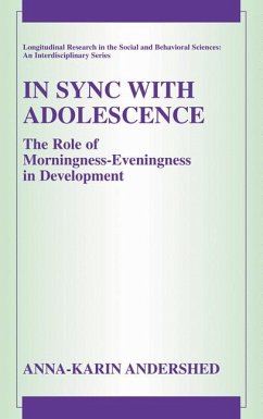In Sync with Adolescence (eBook, PDF) - Andershed, Anna-Karin