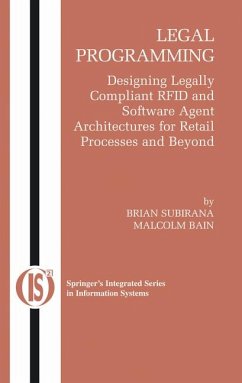 Legal Programming (eBook, PDF) - Subirana, Brian; Bain, Malcolm