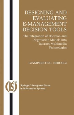 Designing and Evaluating E-Management Decision Tools (eBook, PDF) - Beroggi, Giampiero