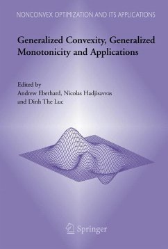 Generalized Convexity, Generalized Monotonicity and Applications (eBook, PDF)