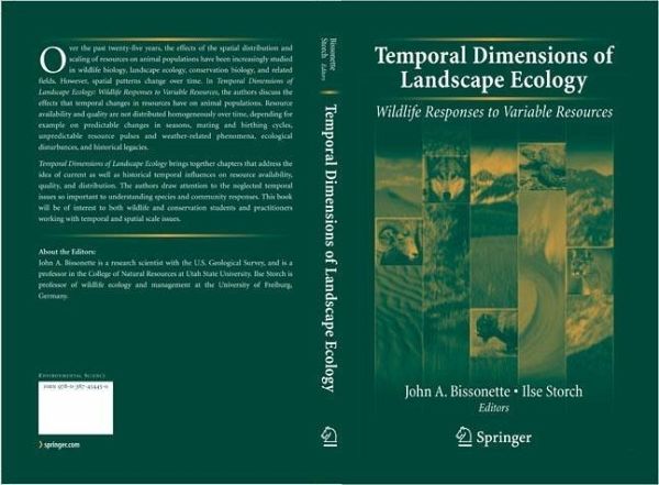 Temporal Dimensions of Landscape Ecology (eBook, PDF)